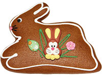 Lebkuchen-Osterhase, liegend