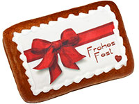 Lebkuchen-Bild "Frohes Fest"