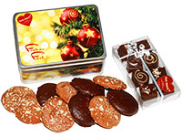 Weihnachts-Lebkuchendose mit Ischler Lebkuchen