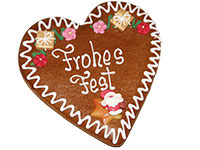 Lebkuchenherz "Frohes Fest"