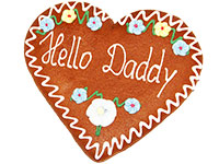 Ischler Lebkuchenherz "Hello Daddy"