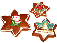 Traditioneller Weihnachtsbaum-Behang aus Lebkuchen